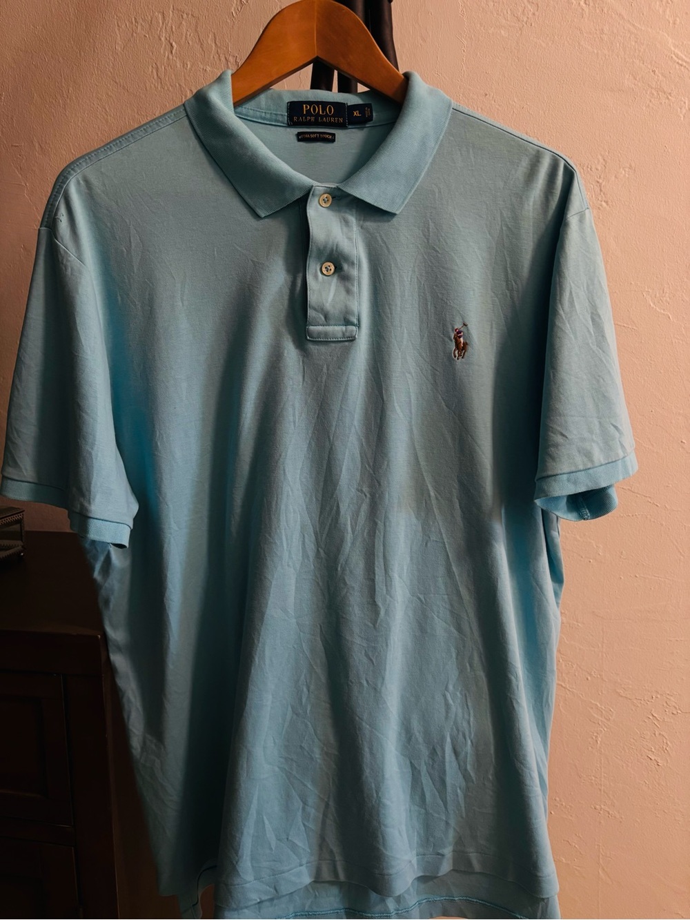 Polo by Ralph Lauren Classic Extra Soft Pima 100% cotton.